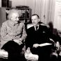 Lotte Jacobi | Albert Einstein und Thomas Mann, 1938