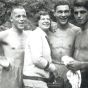 anonym | Frieda Riess und die Boxer Hermann Herse, Max Schmeling, Ensor Fiermonte,1927